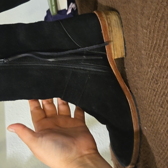 Free People Suede zip up Booties Size 38/8 US - Picture 6 of 8